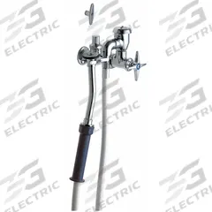 CHICAGO FAUCETS Bedpan Washers: Bed Pan Cleaners, 1 1/2 in Spud Connection Size, Mounting Hardware (MPN 809-CP). Key specifications — Brand: CHICAGO FAUCETS; Includes: Mounting Hardware; Product Type: Bedpan Washers; Series: Bed Pan Cleaners.