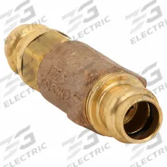 APOLLO Ball Cone Check Valve: Ball, Inline Valve Body, Bronze, 1 1/4 in Pipe Size, Press x Press (MPN 61LF10601PR). Key specifications — Ball Material: RPTFE; Brand: APOLLO.
