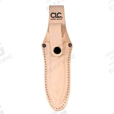CLC Tool Holster: For 2 1/4 in Belt Wd - Max, 1 Pockets, Tan - Leather Tool Holsters