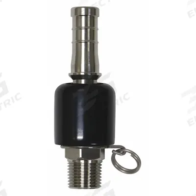 SANI-LAV Swivel Hose Adapter: Stainless Steel, Stainless, 4 1/4 in Overall Lg - Faucet Sprayer Hose Adapters