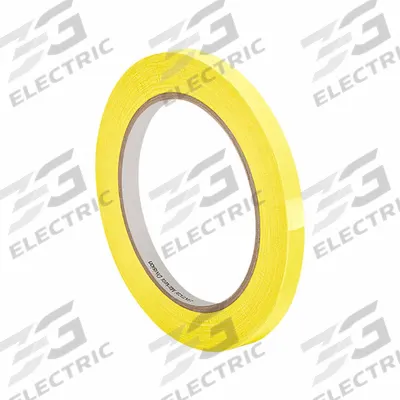 3M Electrical Tape: 1/2 in Wd, 72 yd Lg, 2 mil Thick, Polyester Film, Acrylic - Abrasion-Resistant Electrical Tape