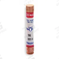 MERSEN Fuse: Class RK5, TRS-RID Series, Time-Delay, 17.5 A, 600 V AC, 300 V DC, Indicating (MPN TRS17-1/2RID). Key specifications — Series: TRS-RID.