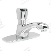ZURN Low Arc Bathroom Faucet: AquaSpec®, Single-Post, Brass, Chrome Finish, 1 gpm Flow Rate, Spray (MPN Z86100-XL-CP4). Key specifications — Brand: ZURN; Series: AquaSpec®; Includes: 4" Cover Plate.