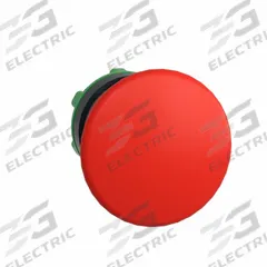 SCHNEIDER Mushroom Head Push Button: Red, 22 mm Mounting Size, Non-Metallic, Momentary (MPN ZB5AC4). Key specifications — Brand: SCHNEIDER; Action: Momentary; Series: XB5; Push Button Material Type: Non-Metallic.
