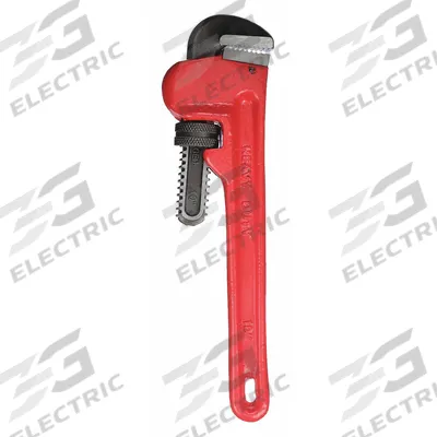 WESTWARD Pipe Wrench: Cast Iron, 1 1/2 in Jaw Capacity, Serrated, 10 in Overall Lg - Straight Pipe Wrenches