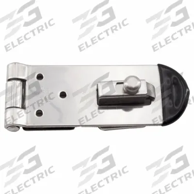 SUGATSUNE Hasp: Stainless Steel, 7/8 in Ht, 11/16 in Lg - Locking Hasps