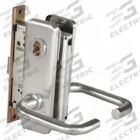 BEST Door Lockset: Storeroom Lever Locksets, Chrome, ADA Compliant, Interchangeable Core (MPN 45H7D3J626LH). Key specifications — Ligature Resistance: Not Ligature-Resistant; Brand: BEST; Lockset Function ANSI Code: F07; Visual Indicator Message: No Message; Lockset Style: 40H Escutcheon; ADA Compliant: Yes; Finish: Satin Chromium-Plated : Stainless Steel.