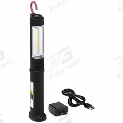 APPROVED VENDOR Rechargeable Hand Lamp: LED, 240 lm Max Brightness, 240 lm Brightness Levels, 1, 3 W (MPN 40KG17). Key specifications — attr552130: 3 W; attr652816: Yes; attr552128: APPROVED VENDOR; attr873153: USB Cord; attr873150: 1.