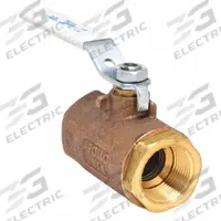 APOLLO Manual Two-Way Ball Valve: 3 in Size, Bronze, Straight, FNPT x FNPT, Std Port Ball Port (MPN 70LF14001). Key specifications — Brand: APOLLO; Handle: Lever.