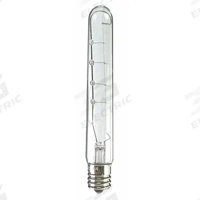 APPROVED VENDOR Incandescent Bulb: Intermediate Screw (E17), Incandescent, (T) Tubular - Intermediate Screw Base (E17) Lamps