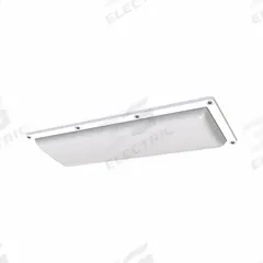 Surface Mount Fixture: 4,200 lm, 5000K, 40 W, 120/277V AC, Steel, 2 ft Lg, 9 in Wd, 1 3/4 in Ht (MPN 040LR50CMYVHS2UR00SA0001). Key specifications — Voltage: 120/277V AC; NEMA Enclosure Rating: 1; Housing Material: Steel; Color Temperature: 5000K; Brand: IRONCLAD; Emergency Battery Backup: No.