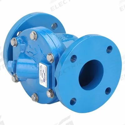 VAL-MATIC Swing Flex Check Valve: Swing, Inline Valve Body, 3 in Pipe Size, Flange x Flange - Ductile Iron Inline Swing Check Valves