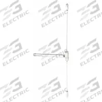 PRECISION Surface Vertical Rod: 48 in Max Door Wd, Stainless Steel (MPN 3R0FL2208LHRB630). Key specifications — attr1011860: Exit Device; attr1011837: PRECISION; attr1011847: Surface Vertical Rod; attr1011858: Not Included; attr1024139: Touchbar; attr1011835: Yes.
