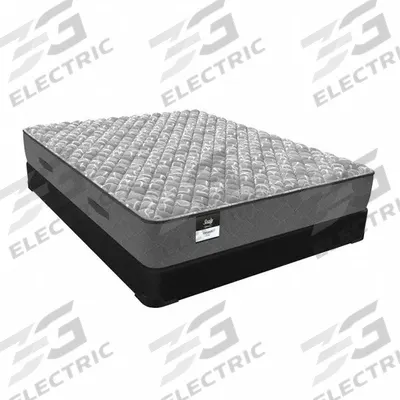 SEALY Bed Mattress: Twin, Firm, Knit Fabric, 12 in Overall Ht, 38 in Overall Wd - Decorah by Sealy