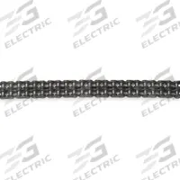 TSUBAKI Roller Chain: Double Strand, 60, 3/4 in Pitch, Steel, 10 ft Overall Lg, Riveted Pin, Steel (MPN 60-2RIV). Key specifications — Brand: TSUBAKI.