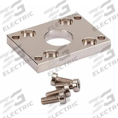 SMC Flange Bracket: Flange, Fits 32 mm Bore Dia, CQ-F032 - Flange Mounting Hardware