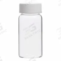 WHEATON Glass Vials & Ampules - Vial: 20 mL, Includes Closure, Urea, 28 mm Body Dia, Round (MPN 986542). Key specifications — Closure Liner Material: Foil/Metal Cork; Body Color: Colorless; Screw Closure Size: 22-400 mm; Brand: WHEATON; Bottom Shape: Round; Self-Standing: Self-Standing.