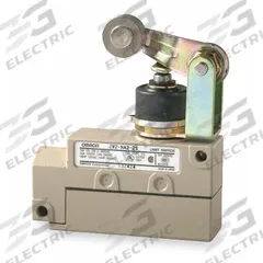OMRON Roller Lever Plunger Limit Switch: Roller Arm Plunger, Metallic, Momentary, ZV2 (MPN ZV2NA22S). Key specifications — Brand: OMRON; Electrical Connection: Screw Terminals; Roller Material: Stainless Steel; Series: ZV2.