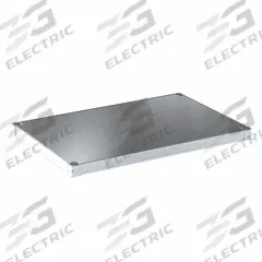 NEW AGE INDUSTRIAL Shelf: 36 in x 24 in, Solid Shelf, 800 lb Shelf Capacity, 16 ga, Unfinished (MPN 2436SB). Key specifications — Color: Silver; Brand: NEW AGE INDUSTRIAL.