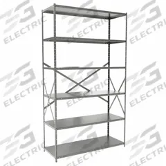 HALLOWELL Metal Shelving: Standalone, Medium-Duty, 48 in x 18 in, 84 in Overall Ht, 6 Shelves (MPN F5711-18HG). Key specifications — Frame Material: Steel; Shelving Material: Steel; Assembled: Unassembled; Color: Gray; Brand: HALLOWELL.