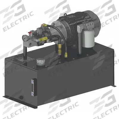 MONARCH Hydraulic Power Unit: 10 gpm, 1,500 psi Max. Pressure, 10 hp - Standard AC Hydraulic Power Units