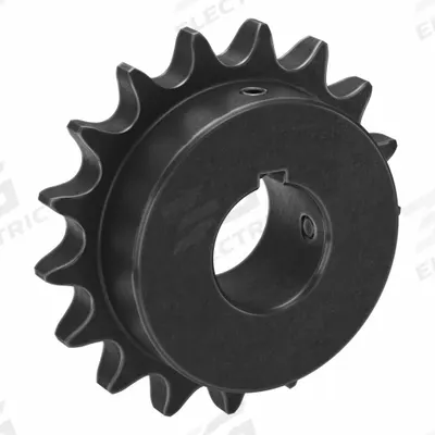 TSUBAKI Single Strand Sprocket: 60, For 3/4 in Chain Pitch, 1 3/8 in Bore Dia, 17 Teeth - Size 60 Fixed-Bore Roller Chain Sprockets