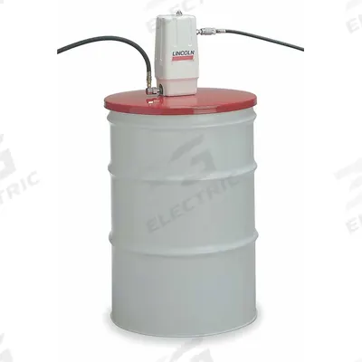 LINCOLN Air Drum Pump: 5:1, 6 gpm Max. Flow Rate, 120°F Max. Fluid Temp., Steel - Standard Dispensing Piston Drum Pumps