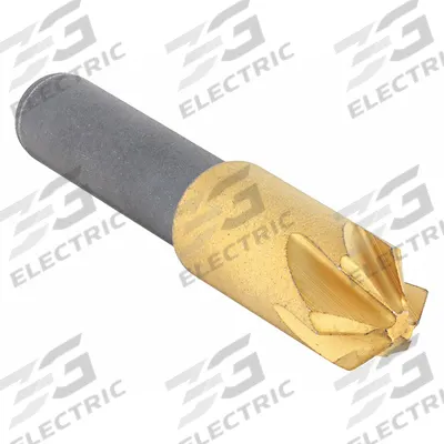 KEO Countersink: 60°, 6 Flute, 1/2 in Body Dia - Smooth-Finish Six-Flute Countersinks