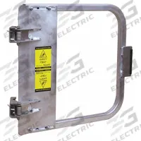 PS INDUSTRIES Single-Door Metal: Aluminum, For 31 3/4 in to 35 1/2 in Opening Wd, Adj (MPN LSG-33-ALU). Key specifications — Brand: PS INDUSTRIES; Includes Lock: No; Mounting Location: Railing; Gate Finish/Color: Unfinished Silver.