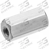 USA INDUSTRIALS Hex Standoff: Metric, Female x Female, Hex, Aluminum, Plain, 12 mm Overall Lg, 6 mm (MPN ZSNDF-233). Key specifications — Thread Style: Fully Threaded; Brand: USA INDUSTRIALS.