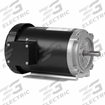 LEESON General Purpose Motors: C-Face/Universal Mount, Totally Enclosed Fan Cooled - Leeson Flex-In-1 3-Phase General Purpose AC Motors