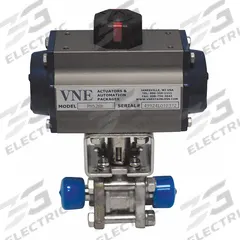 APPROVED VENDOR Pneumatically Actuated Two-Way Ball Valve: 4 in, 316 Stainless Steel, Clamp x Clamp (MPN 90C4.0C/160-5SC-XX). Key specifications — 3-A Compliance: Meets 3A Sanitary Standards; Average Surface Roughness (Ra): < 0.6 micron; Brand: APPROVED VENDOR; Pilot Solenoid Voltage: Not Included.