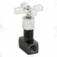 PARKER Metering Valve: 15 gpm Max Flow Rate, 1/2 in NPT, 1/2 in NPT, 5,000 psi Max Pressure, Steel (MPN MV800S). Key specifications — attr1018158: Manual; attr1018114: Rotary Knob; attr1018116: Steel; attr1018117: PARKER; attr1018137: Two-Way.