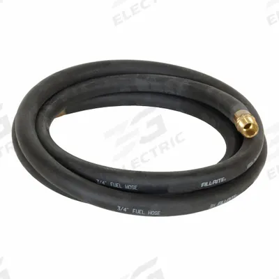 FILL-RITE Discharge Hose: Discharge Hose, 3/4 in x 12 ft, Neoprene, Nitrile, Brass - Discharge Hoses for Fuel Transfer Pumps