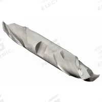 CLEVELAND Square End Mill: Cobalt, Double End, 2 Flute, 1/2" Mill Dia, 13/16" LOC, 4-1/8" OAL (MPN C52163)