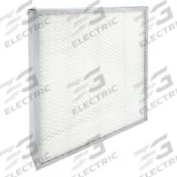 GRAINGER Minipleat Air Filter: 20 in x 20 in x 4 in, Fiberglass, Metal, No Header, MERV 14 (MPN 2GFU9). Key specifications — Brand: GRAINGER; Frame or Header Material: Metal; Media Material: Fiberglass.