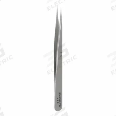 EXCELTA Tweezers: Stainless Steel, Point, Straight Tip - High-Precision Tweezers
