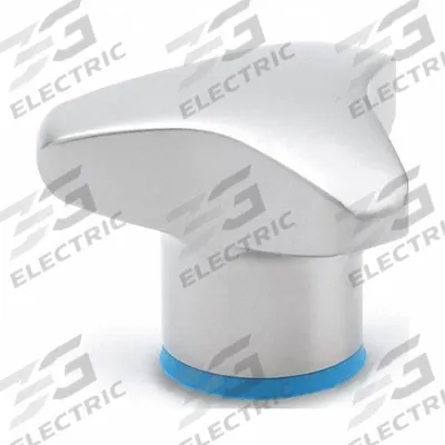 JW WINCO Hand Knob: 3 Point, Stainless Steel, M6x1 Thread - Hygienic 3-Arm Knobs with Threaded Hole