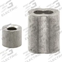 PRIME-LINE Ferrule and Stop: Aluminum, 4 5/8 in Overall Ht, 2 23/32 in Overall Wd, 1 PR (MPN GD 12151). Key specifications — Brand: PRIME-LINE; Material: Aluminum; Product Type: Ferrule and Stop.