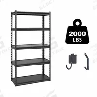 APPROVED VENDOR General Purpose Boltless Metal Shelving: Standalone, Heavy Duty, 30 in x 12 in, Open (MPN ATB-H30-12-60-5B). Key specifications — attr54754: Powder Coated; attr59549: 2000 lb; attr17396: Laminated Board; attr17398: Hammertone Finish; attr17401: Standard; attr35179: APPROVED VENDOR; attr54753: Heavy Duty; attr59360: Open.