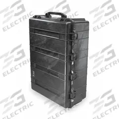 PELICAN Protective Case: 24 in x 34 in Inside, Convoluted/Pick and Pluck/Solid, Black, No Wheels (MPN 1730-000-110). Key specifications — Handle Style: Over-Molded Handle; Brand: PELICAN; Case Closure Type: Latches.