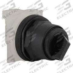 SCHNEIDER Selector Switch: 30 mm Panel Mounting Size, 2 Positions, Short Lever, SPDT, Non-Metallic (MPN 9001SKS11BH1). Key specifications — AC Contact Rating: 6 A @ 120 V; Action: Maintained/Maintained; Cam: E; DC Contact Rating: 0.55 A @125 V; Hazardous Location Specification: Not Rated; Operator Head Material: Polycarbonate; Operator Head Type: Short-Handled Knob; Operator Illumination: Non-Illuminated.