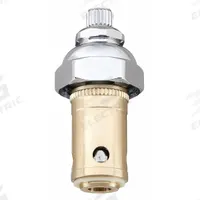 T&S BRASS Cartridge: For Eterna Spindle Assembly Series, Use with Hot Water, Brass, Compression (MPN 005960-40). Key specifications — Compatible Series: Eterna Spindle Assembly; For Water Temperature: Hot; Compatible Brand: T&S Brass; Product Type: Spindle; Includes: (1) Spindle; Material: Brass.
