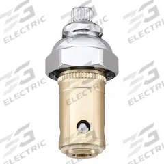 T&S BRASS Cartridge: For Eterna Spindle Assembly Series, Use with Hot Water, Brass, Compression (MPN 005960-40). Key specifications — Compatible Series: Eterna Spindle Assembly; For Water Temperature: Hot; Compatible Brand: T&S Brass; Product Type: Spindle; Includes: (1) Spindle; Material: Brass.