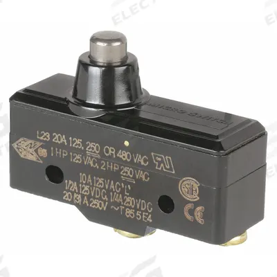 Honeywell Snap Action Switch: Plunger Actuator, 1NO/1NC - Plunger Snap-Action Switches