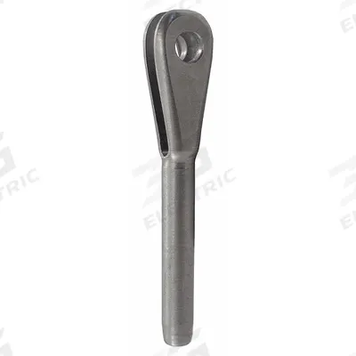 LOOS Wire Rope Clevis Fitting: 5/16 in Compatible Rope Dia, Stainless Steel - Clevis Fork End Fittings