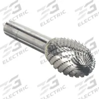 WIDIA Carbide Bur: Oval, SE-3, Double Cut, 3/8" x 5/8" Head, 1/4" Shank (MPN M41364). Key specifications — Brand: WIDIA METAL REMOVAL; Trade Number: SE-3.