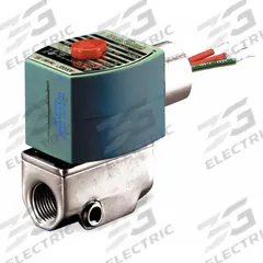 REDHAT Solenoid Valve: 2-Way, Normally Closed, 1/4 in Pipe Size, 110V AC/120V AC, Compact, NBR Seal (MPN 8040H007). Key specifications — Brand: REDHAT; Pipe Size: 1/4 in; Voltage: 110V AC; Coil Enclosure: Without Junction Box.