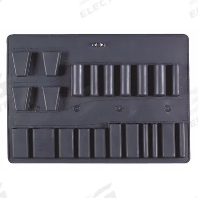 PLATT Storage Organizer: 17 1/4 in x 12 1/4 in, 22 Compartments, 1 Openings - Molded Tool Organizers