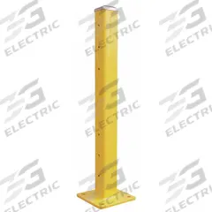 APPROVED VENDOR Corner Post: Corner, 42 5/8 in Overall Ht, Steel, Powder Coated, 4 in Post Dp (MPN 5W810). Key specifications — Includes Mounting Hardware: Mounting Hardware Included; Material: Steel; Number of Rail Levels: 2; Product Type: Guardrail Post; Finish: Powder Coated; Includes: Nuts.